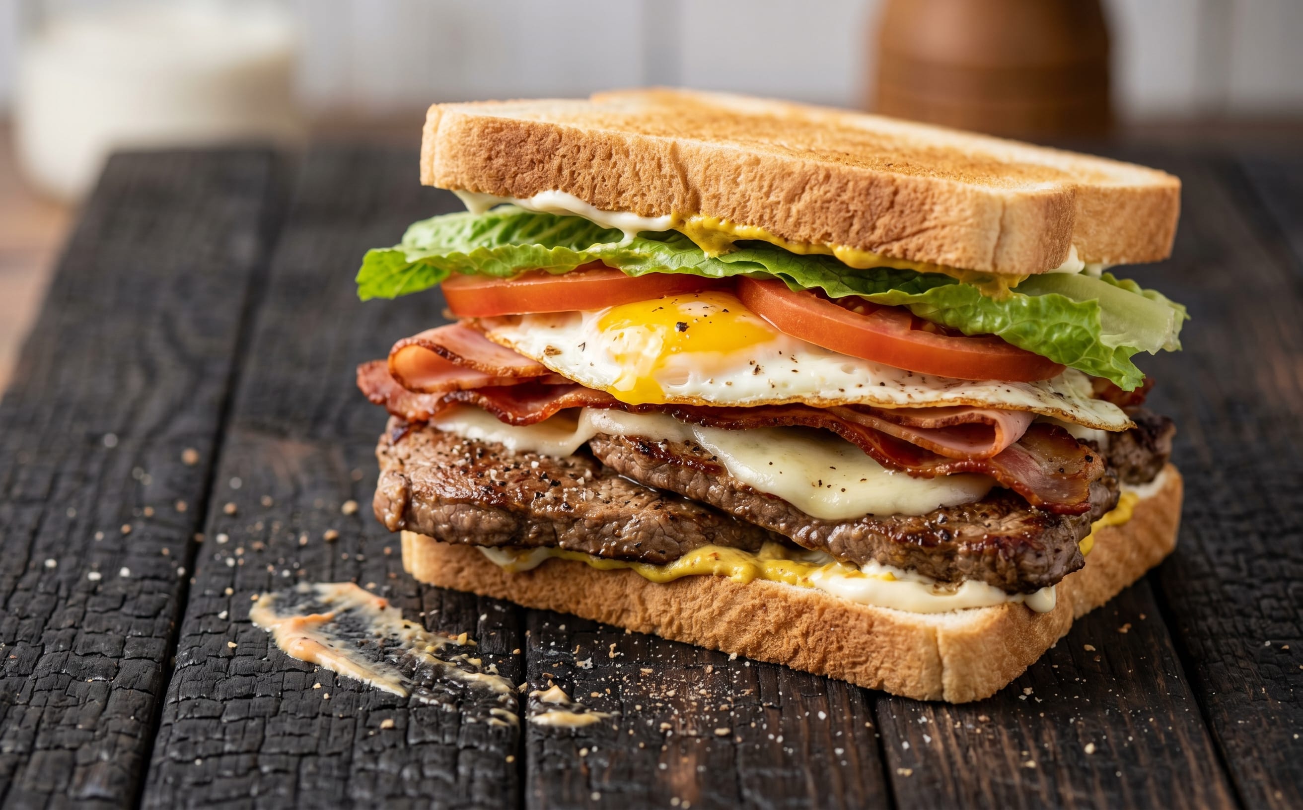 Chivito (Uruguayan Steak Sandwich)
