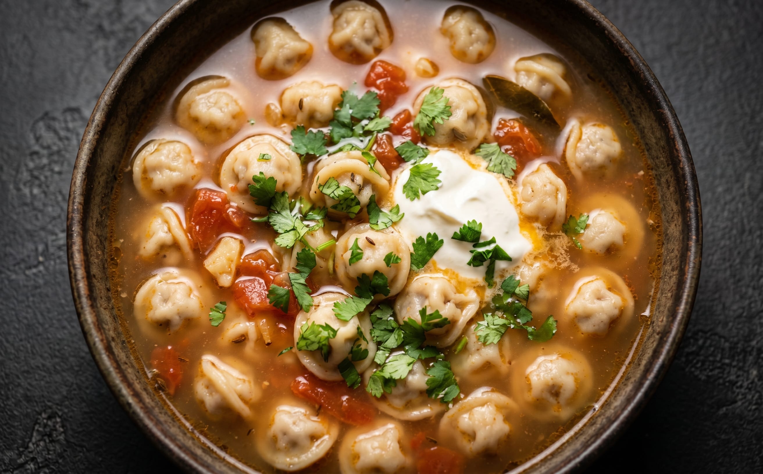 Chuchvara (Beef Dumpling Soup)