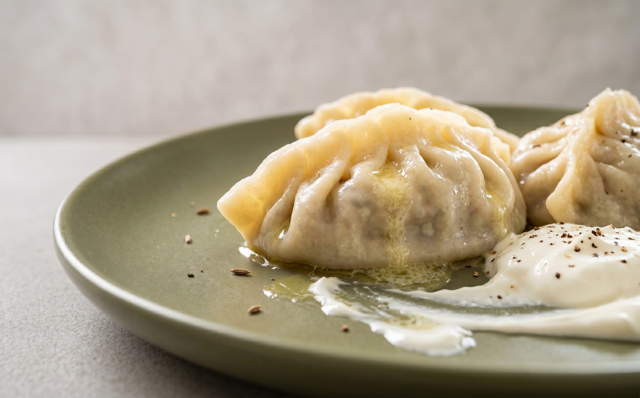 Manti (Steamed Lamb Dumplings)