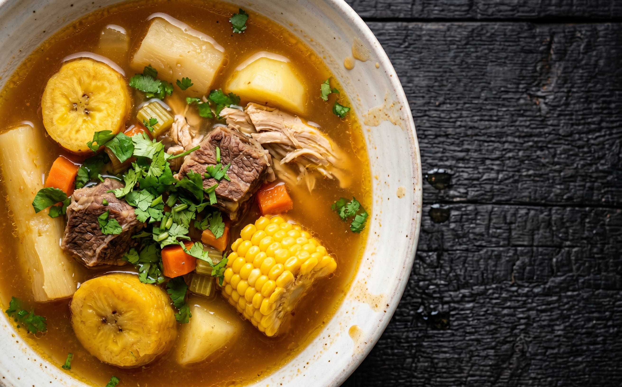 Sancocho Venezolano (Meat and Root-Vegetable Soup)