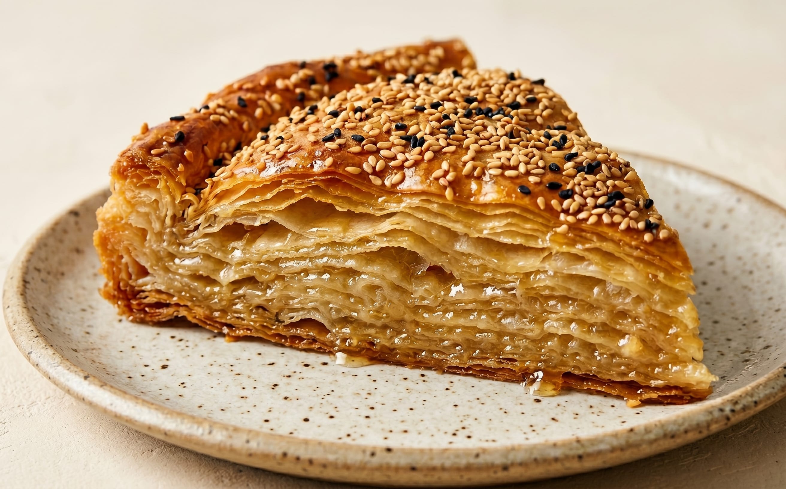 Bint al-Sahn (Layered Honey Pastry)