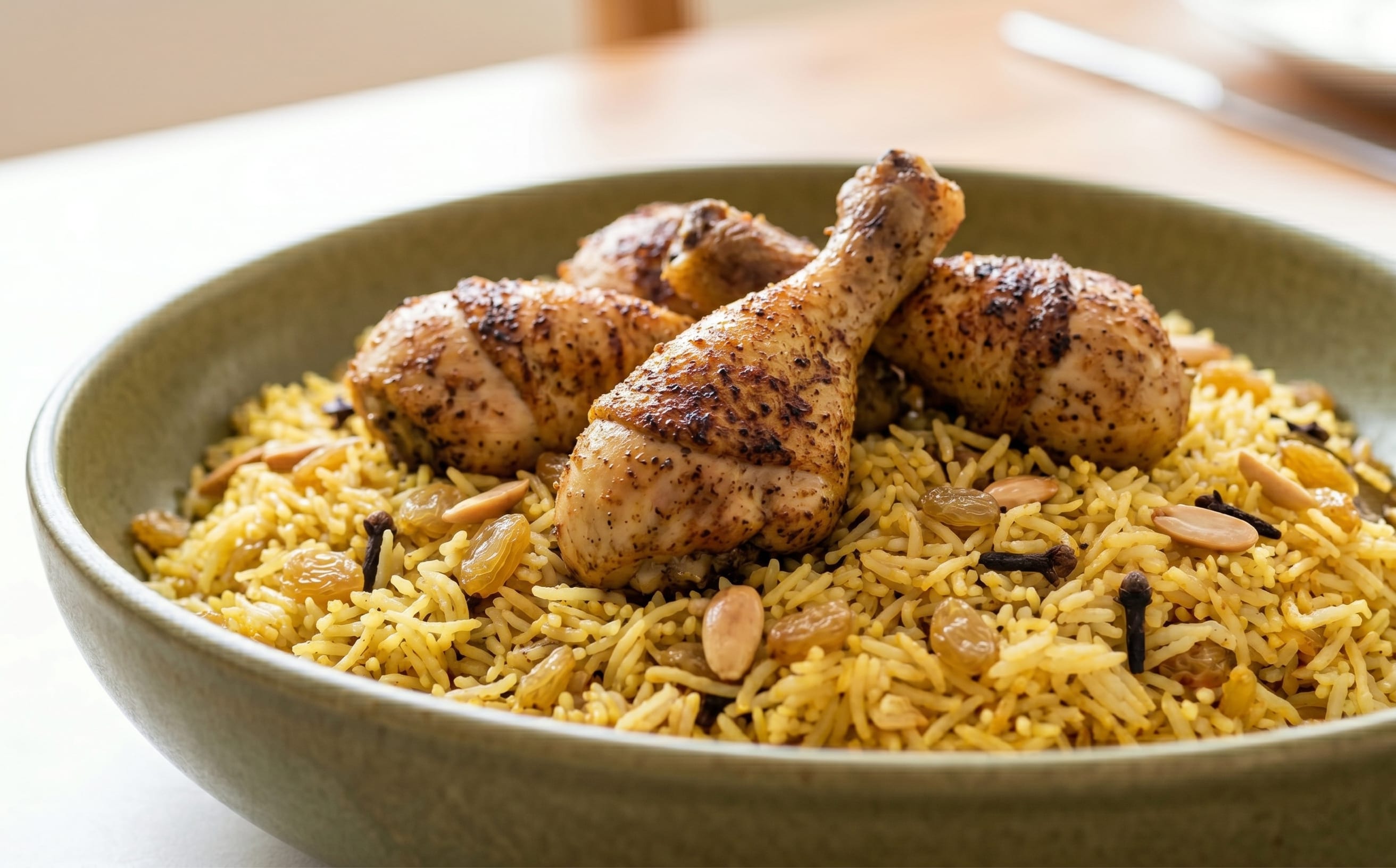 Mandi (Spiced Chicken and Rice)
