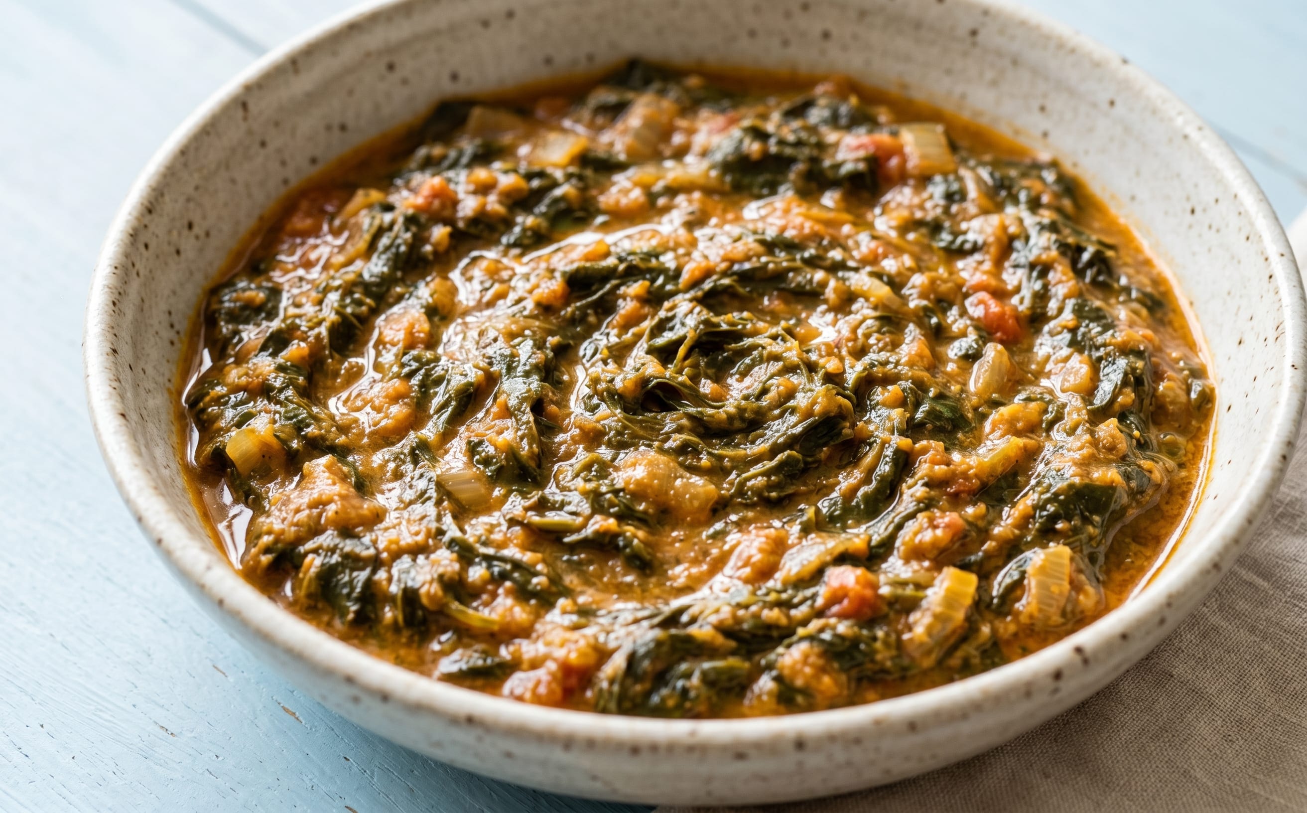 Katapa (Cassava Leaves with Groundnuts)
