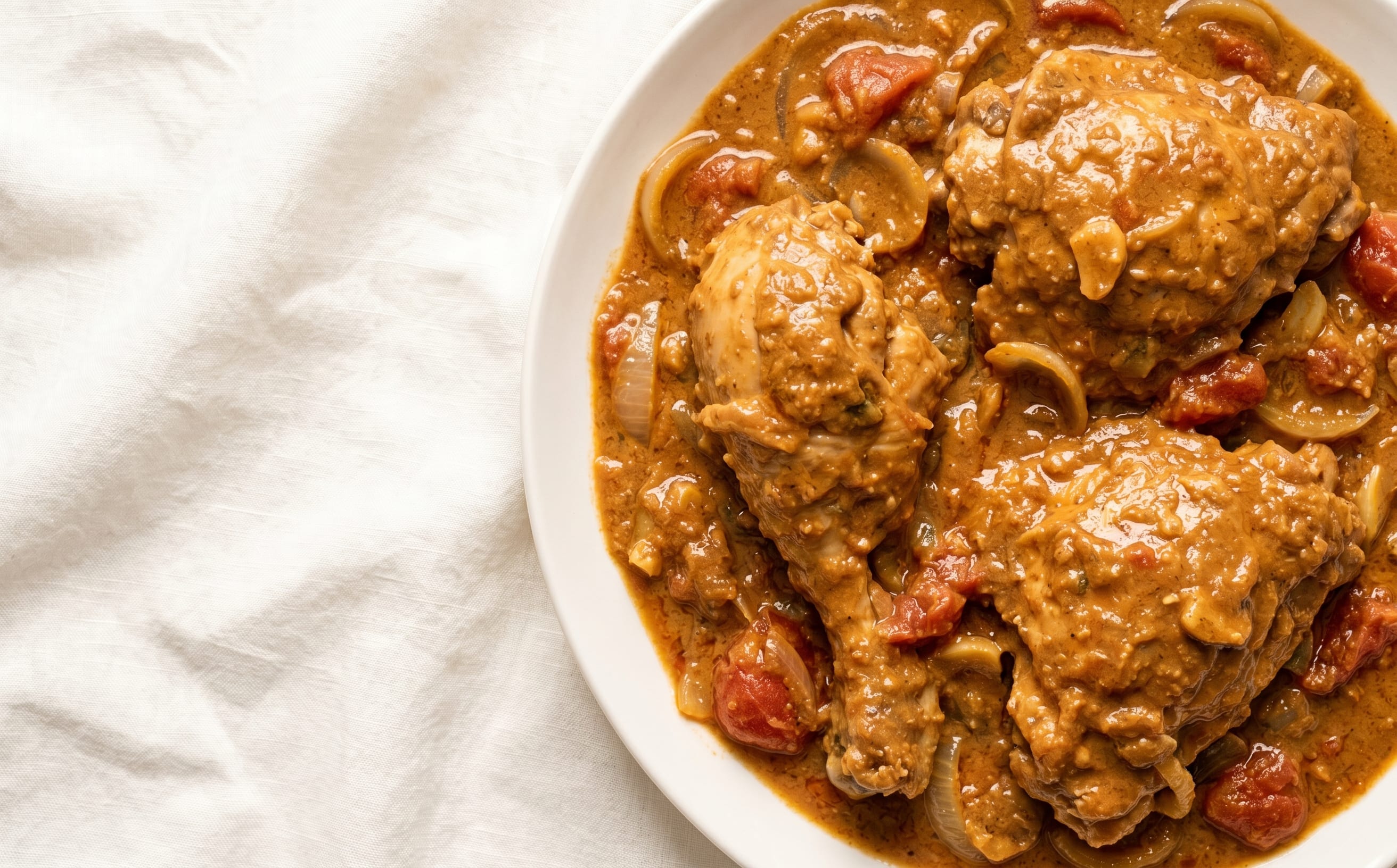 Huku neDovi (Chicken in Peanut Sauce)
