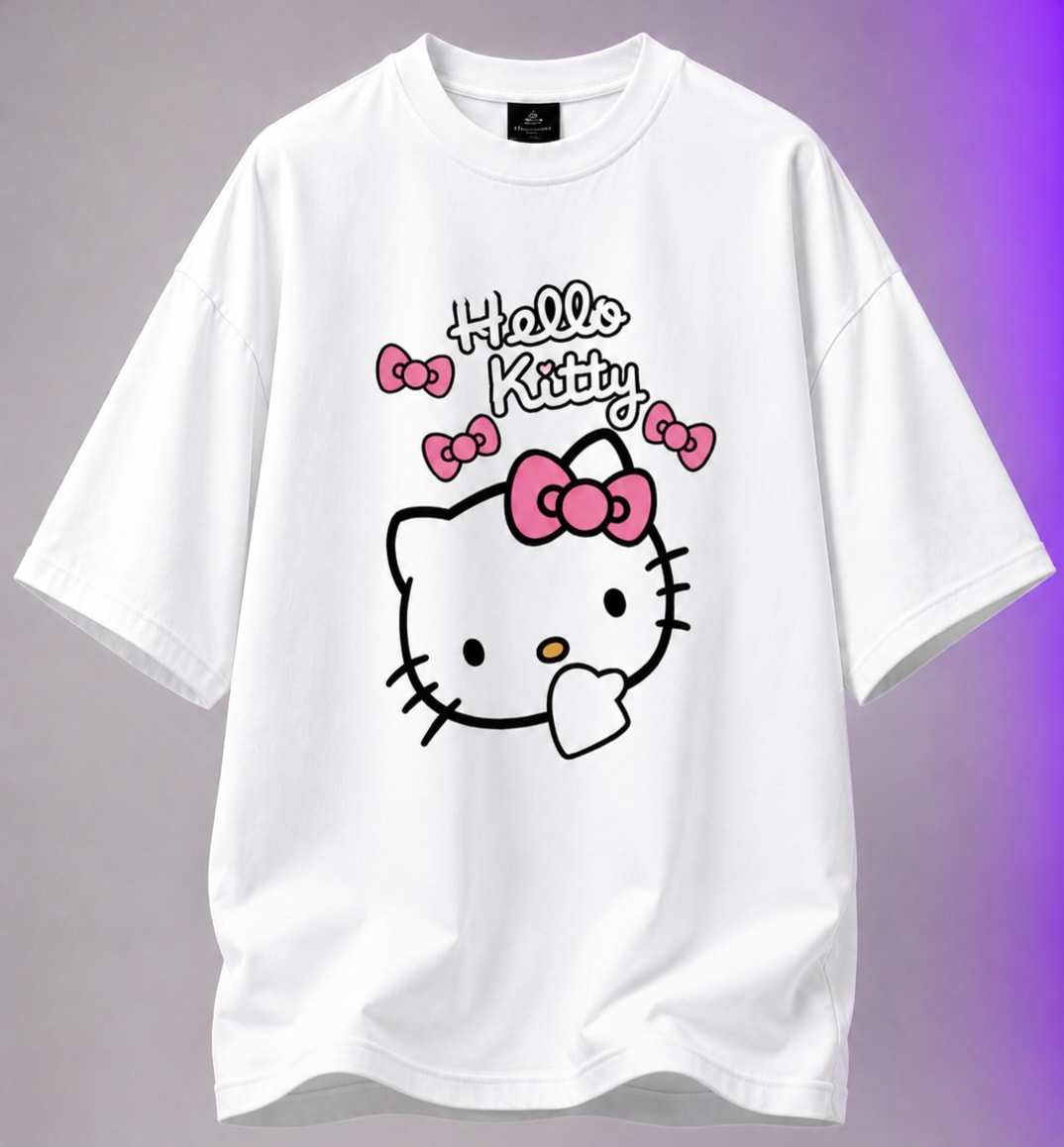 HELLO KITTY OVERSIZED TSHIRT