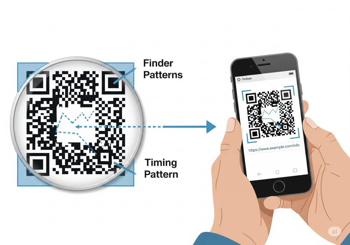 How QR Codes Work | Squares to Digital Links