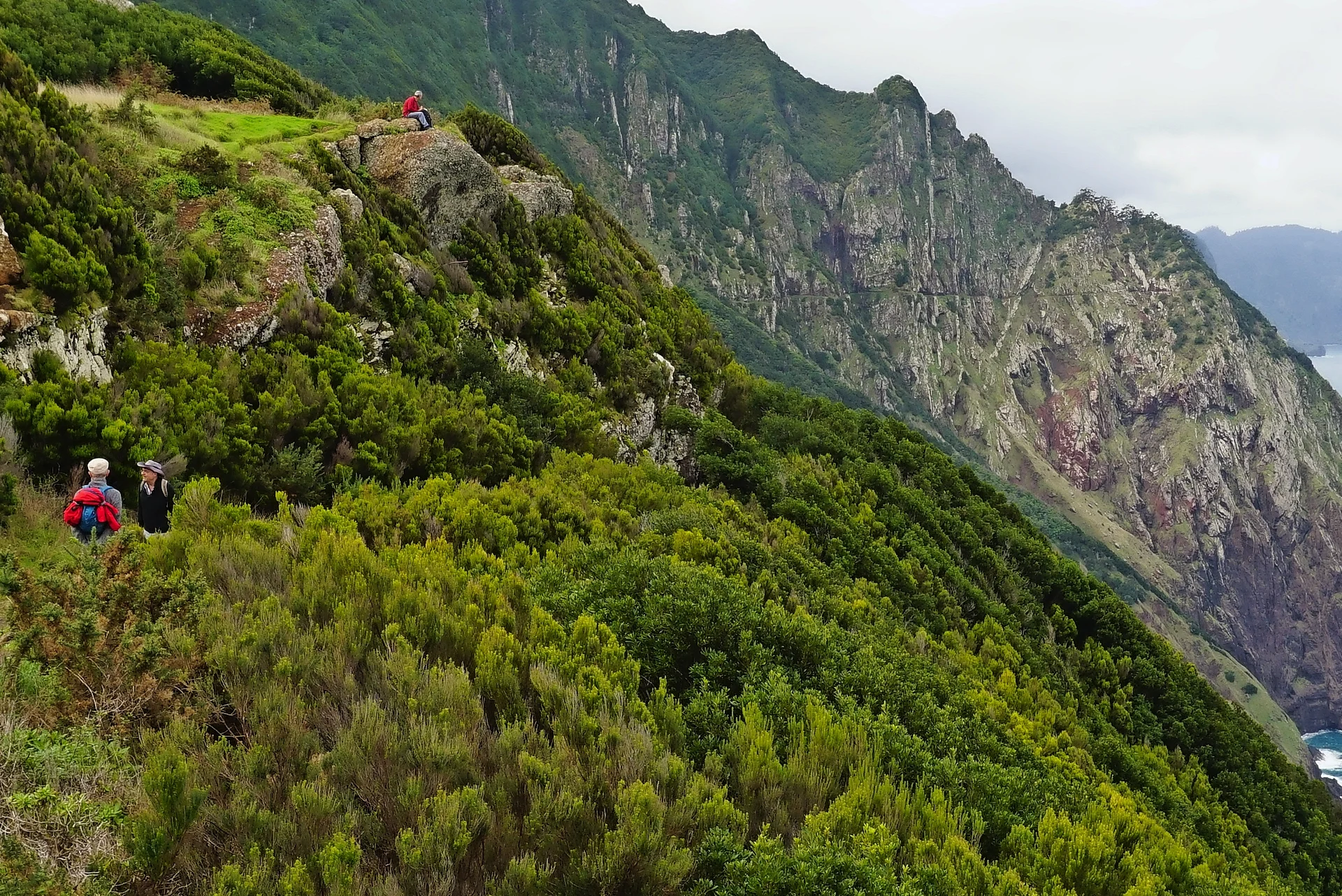 Wanderung von Machico nach Porto da Cruz auf Madeira.