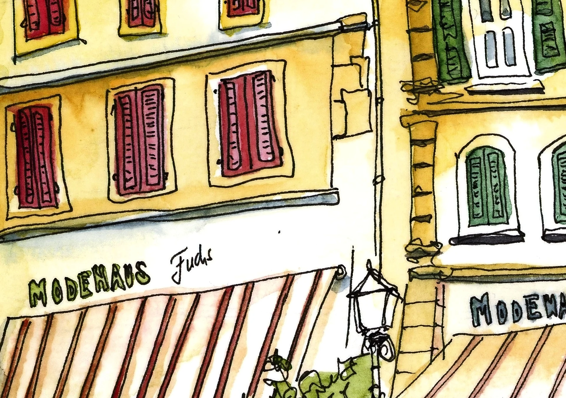 Murten Urban sketchen Susanne Brem