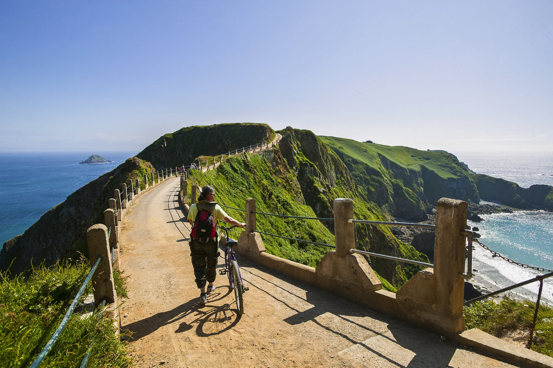 Veloferien auf Sark, Kanalinseln