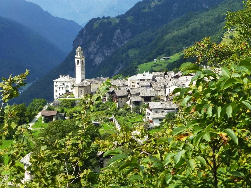 Soglio im Bergell. 