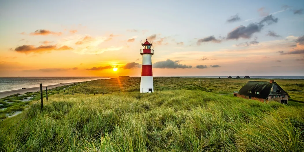 Individuelle Veloferien von Hamburg nach Sylt entlang der Nordsee.