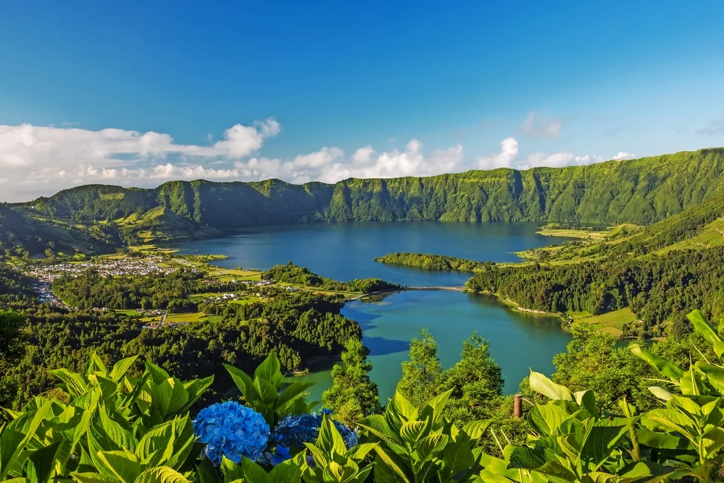 Vulkansee auf São Miguel.