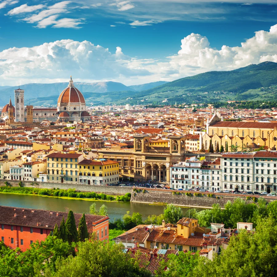 Spannende Florenz Nach Rom Bildernull