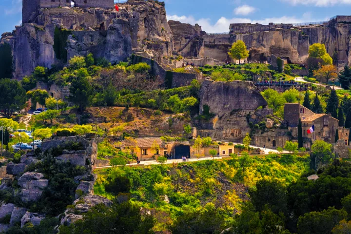 Baux-de-Provence auf der Velotour Luberon