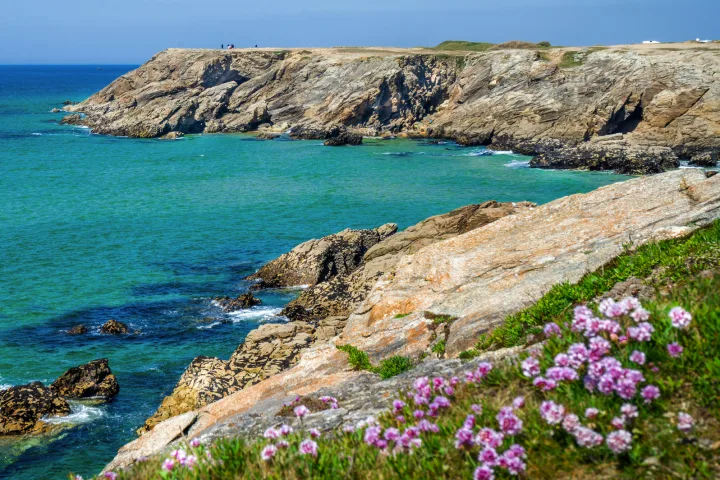 Wanderferien, wilde Küste von Quiberon,Morbihan,Bretagne