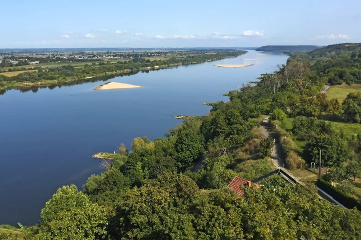Veloferien entlang der Weichsel in Polen.