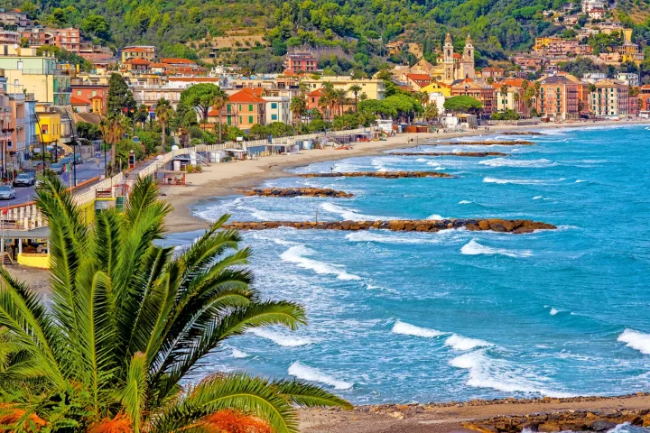 Blick auf Laigueglia.