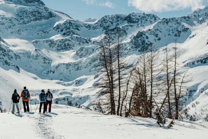 Schneeschuhwandern Simplon.