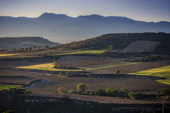 Auf der Elektroveloreise Rioja unterwegs.