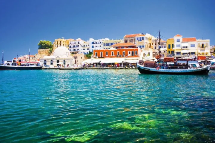 Hafenstädtchen Chania, Wanderferien Kalimera Kreta.