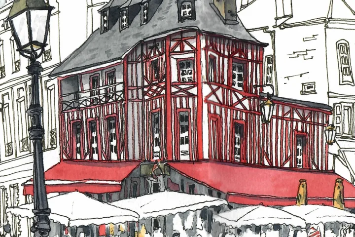 Urban sketchen Seine