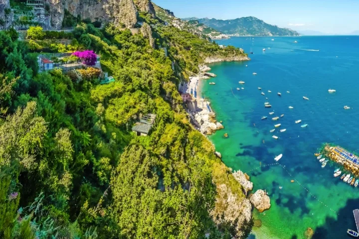 Amalfiküste, Kampanien, Italien.