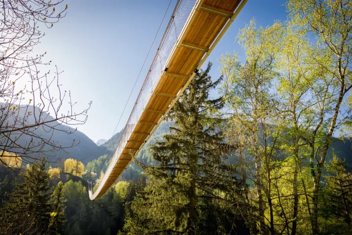 Wanderung über die Goms Bridge in Bellwald.