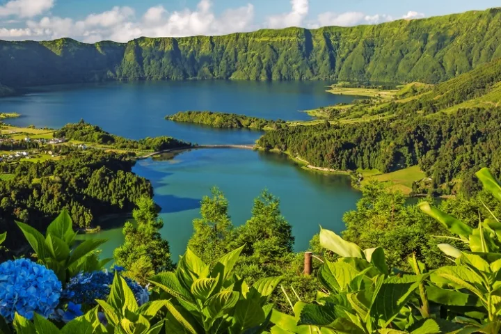 Vulkansee auf São Miguel.