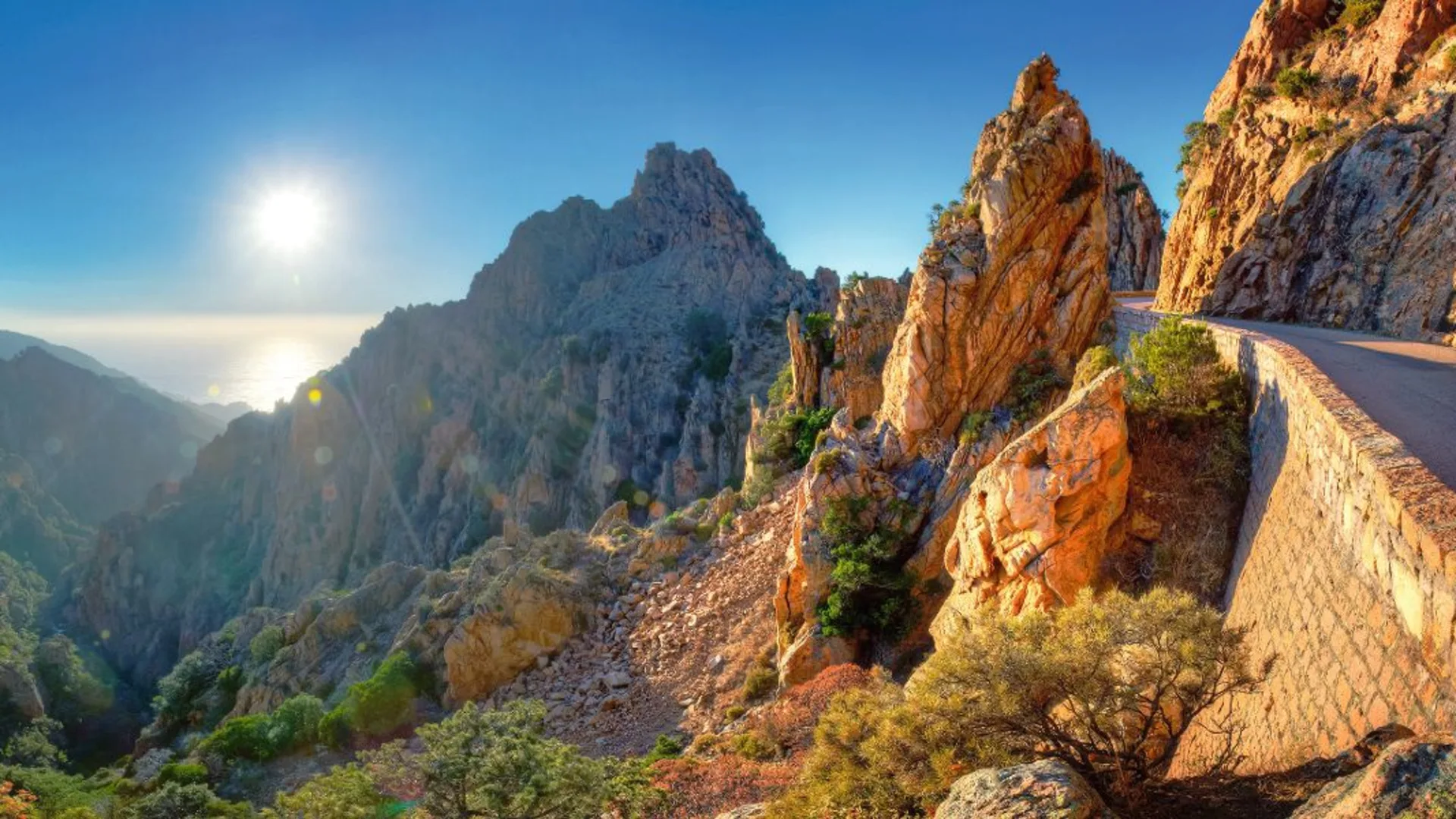 Felsenlandschaft Calanques de Piana, Korsika.
