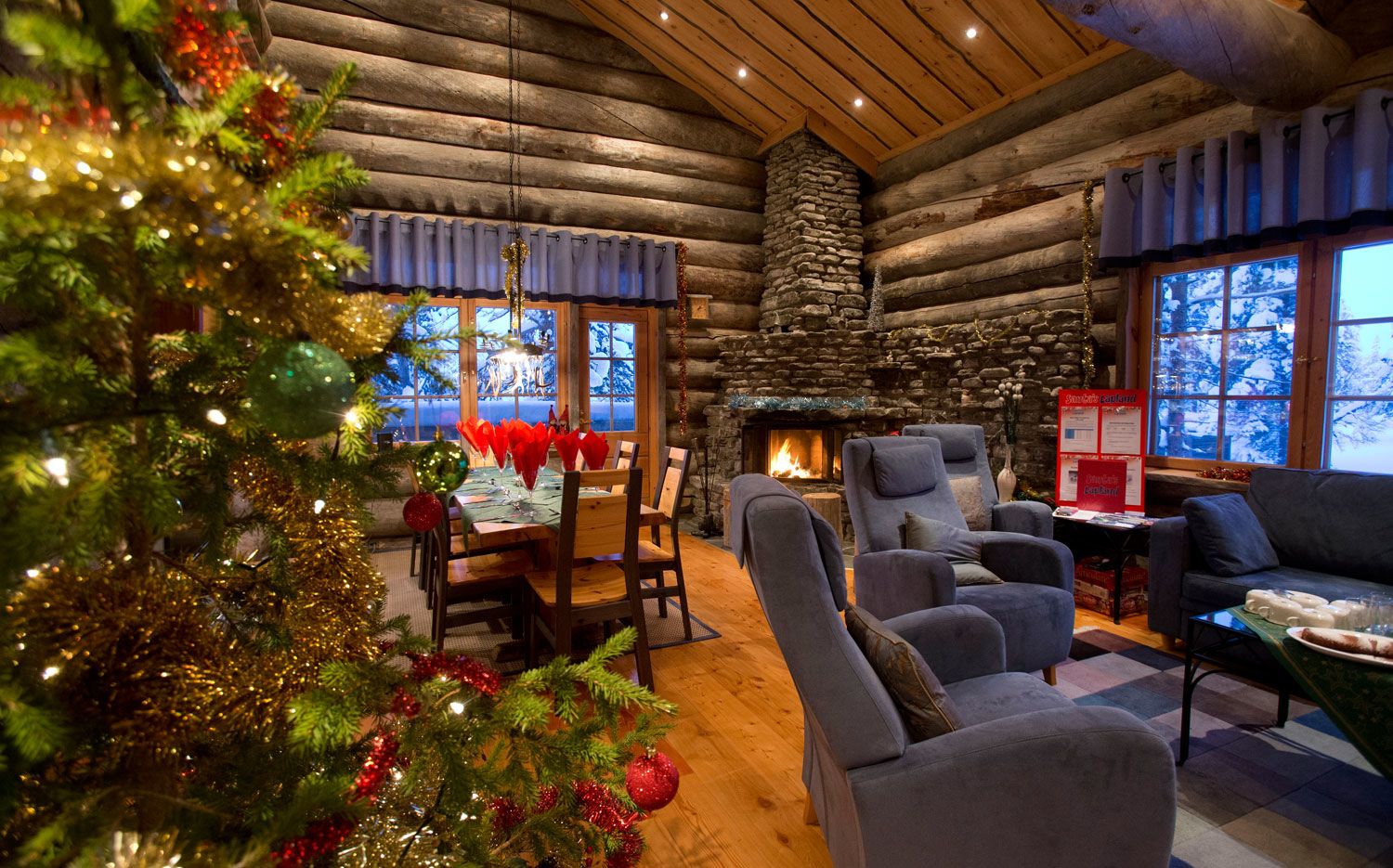 Christmas Log Cabin Holidays Lapland Christmas Log Cabins A