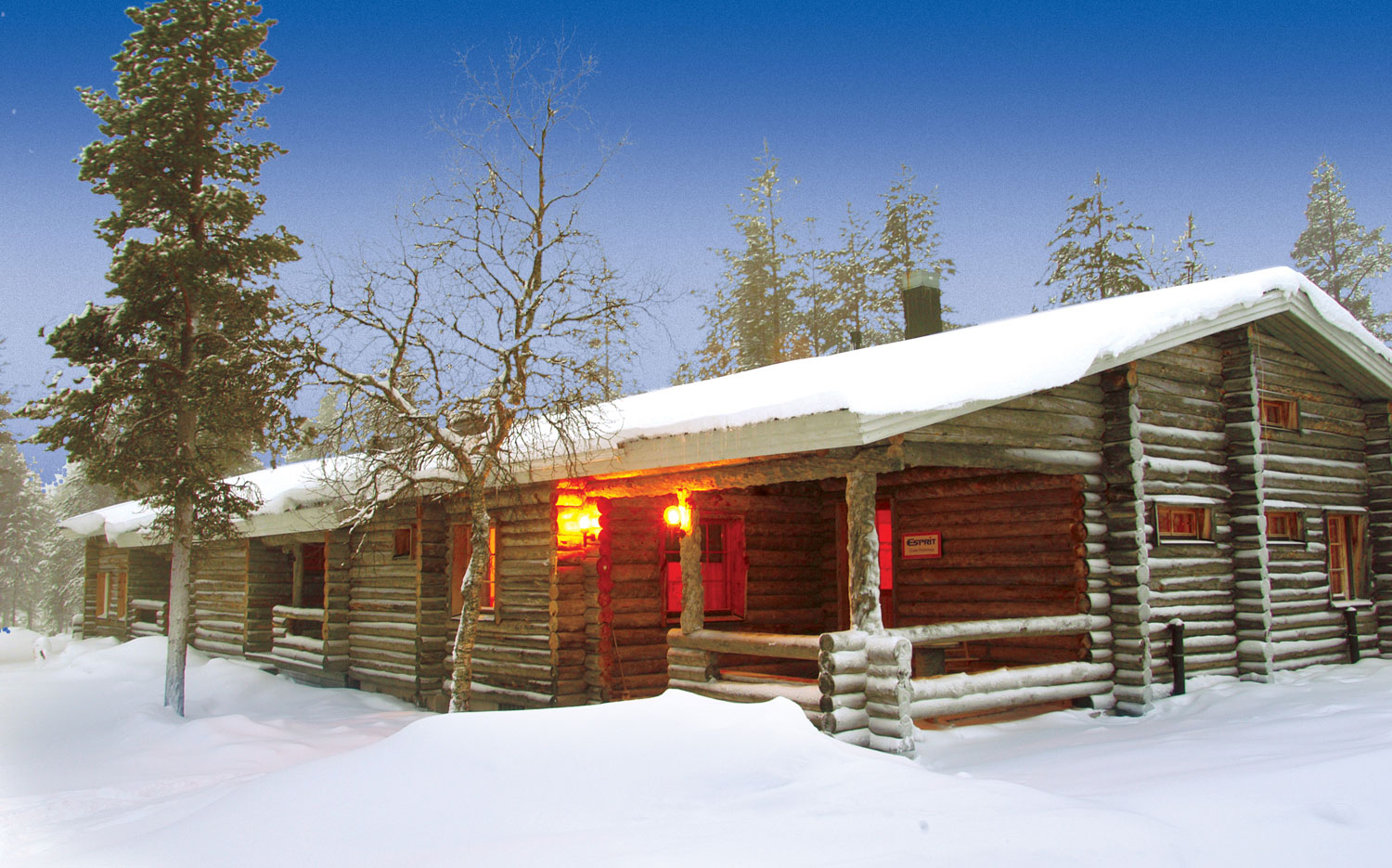 Christmas Log Cabin Holidays Lapland Christmas Log Cabins 'A'