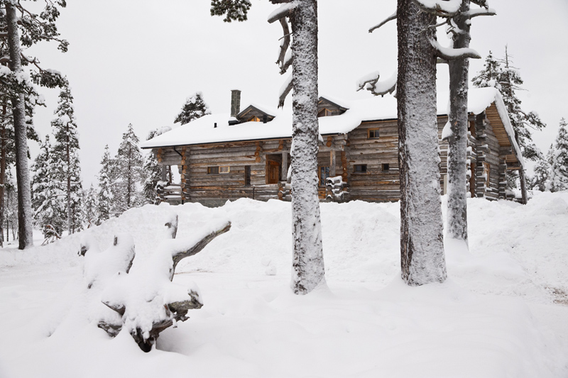 Snow Holidays In Lapland Log Cabin Holidays Santa S Lapland