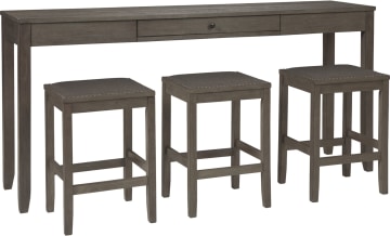 Caitbrook Counter Dining Set - Gray/4 - Piece