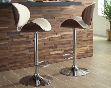 Bellatier Adjustable Height Stool - Bone