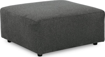 Edenfield Oversized Accent Ottoman - Charcoal