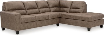 Navi 2 Piece Sectional - Fossil/Right Facing
