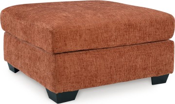 Aviemore Oversized Accent Ottoman - Spice