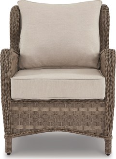 Outdoor Clear Ridge Lounge Chair with Cushion (set of 2)