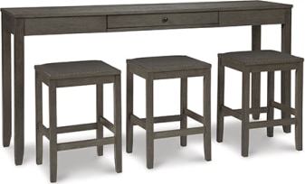 Caitbrook Counter Height Dining Table and Bar Stools (4 piece set)