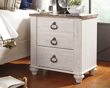 Willowton Two Drawer Nightstand