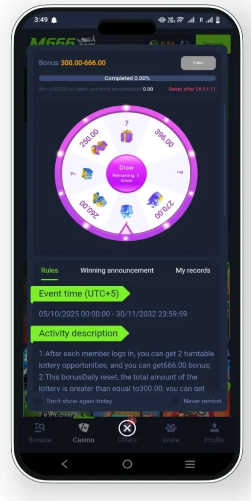 M666 Game Download APK (Best Earning App) for Android 2026 Screenshot 4
