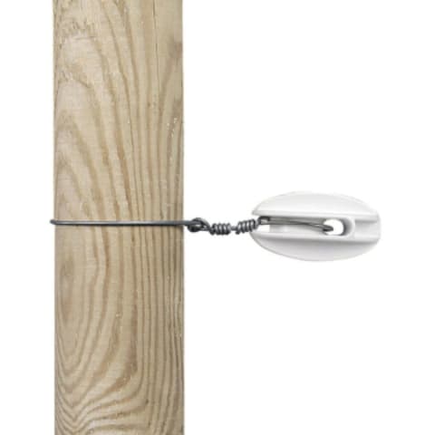 Gallagher Aislador terminal blanco Alta Tension Pack 150 unidades