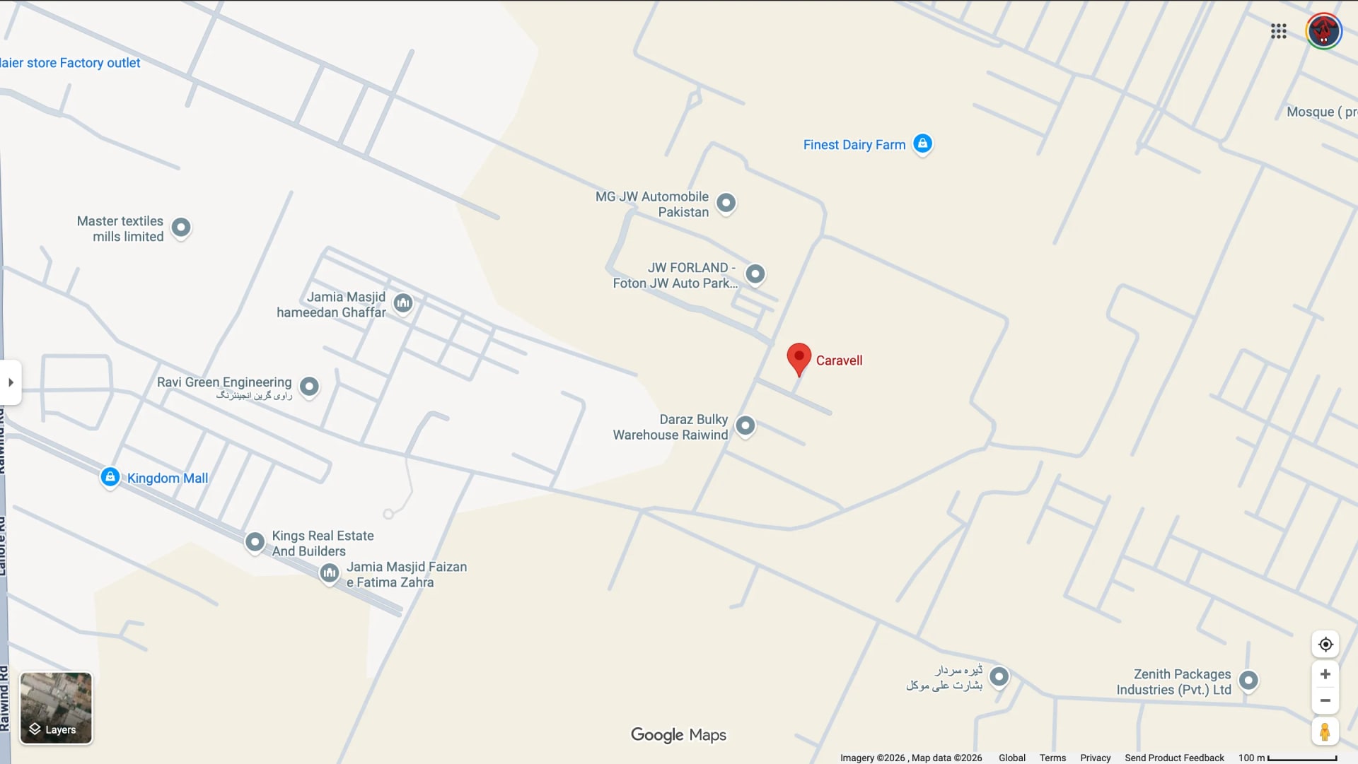 Caravell store location