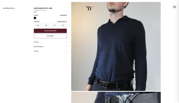 Website Modemarke Yndygo