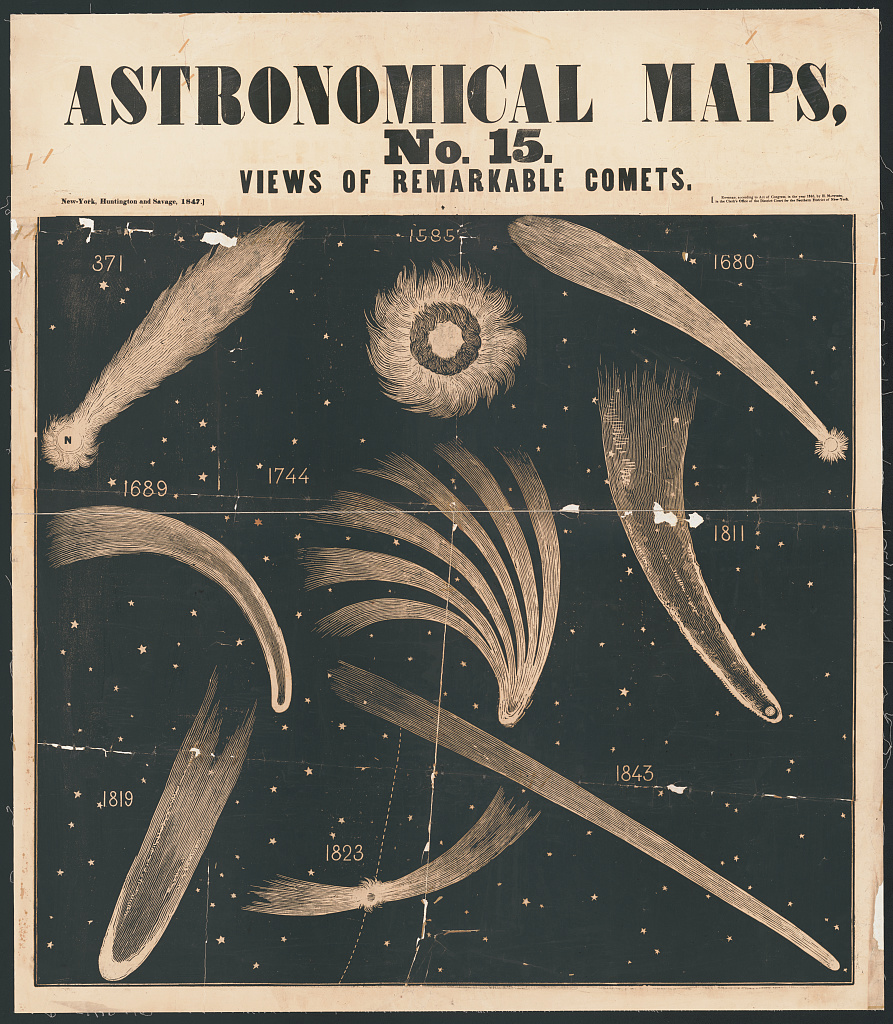Frame creator test image of astronomical map