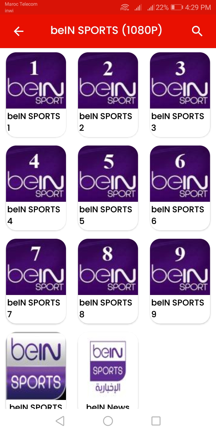 beIN SPORTS Channels