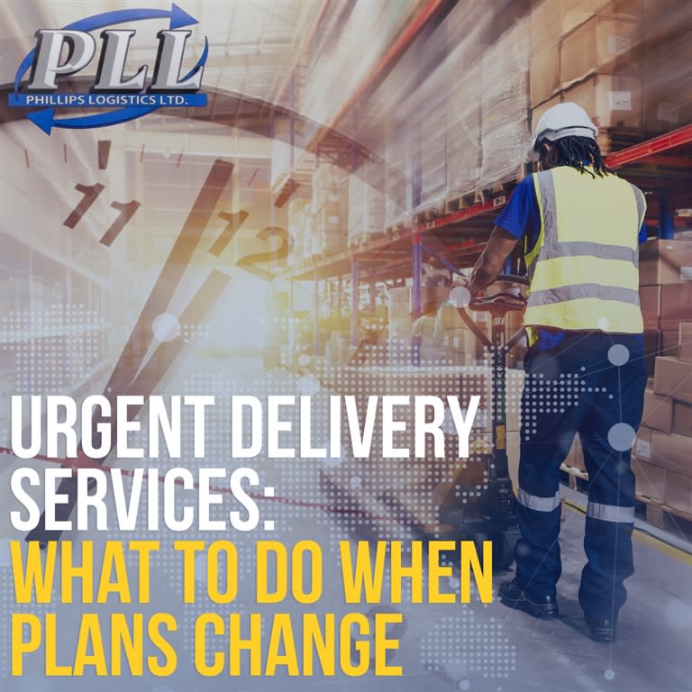 Urgent Delivery Services: What to Do When Plans Change