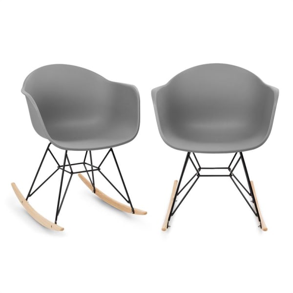 Skandi ensemble de 2 fauteuils &agrave; bascule - 52033476