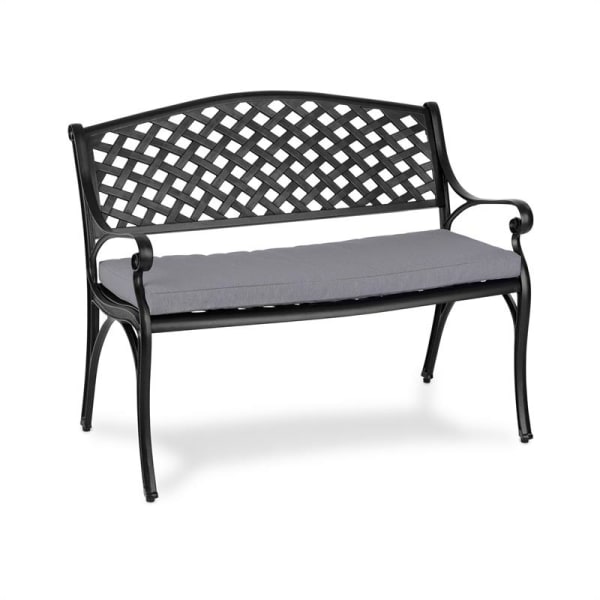 Pozzilli BL ensemble banc de jardin & coussin de si&egrave;ge - 60002539