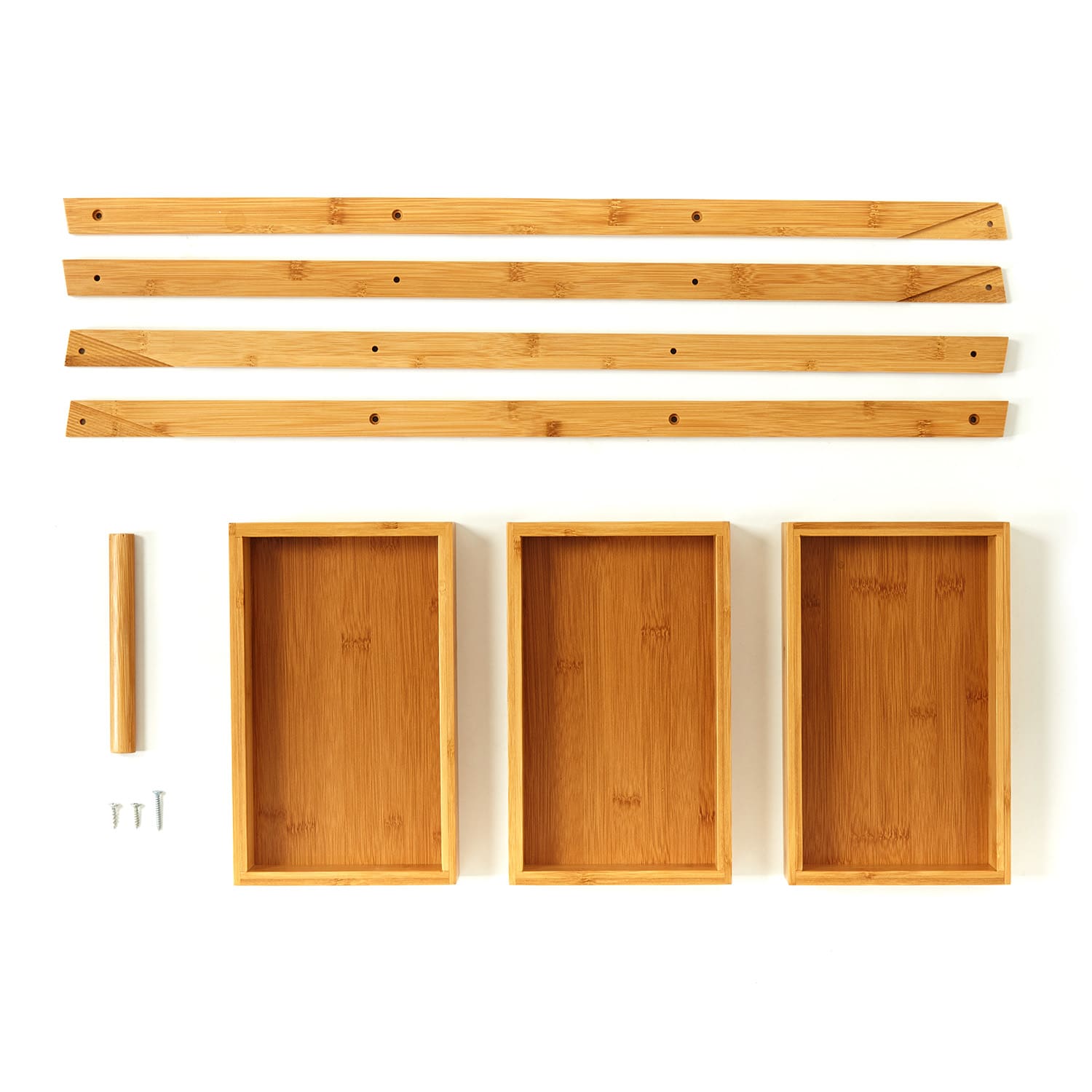 Premium Duschregal 26 x 66 x 18cm wasserunempfindlich  Bambus 